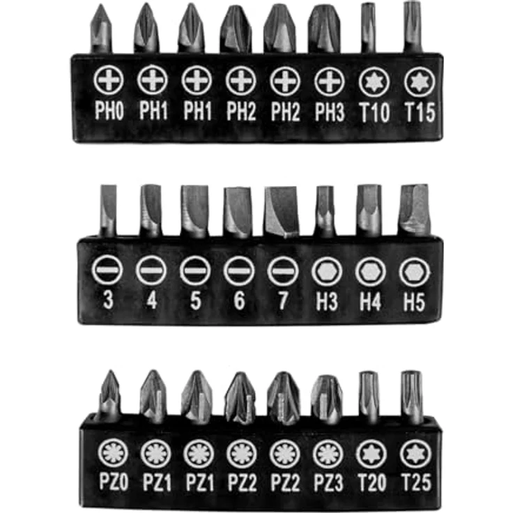 BRÜDER MANNESMANN M17736 Akku-Bohrschrauber 3,6 Volt, 2 Ah, kompakt, schwarz, inkl. Bits – Bild 3