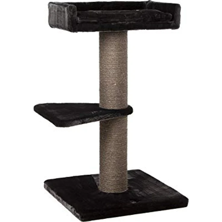 CanadianCat Company | Kratzbaum Barnie | grau | ca. 60 x 75 x 118 cm | Ø 18 cm Sisalstamm XXL, geeignet für große Katzen – Bild 1