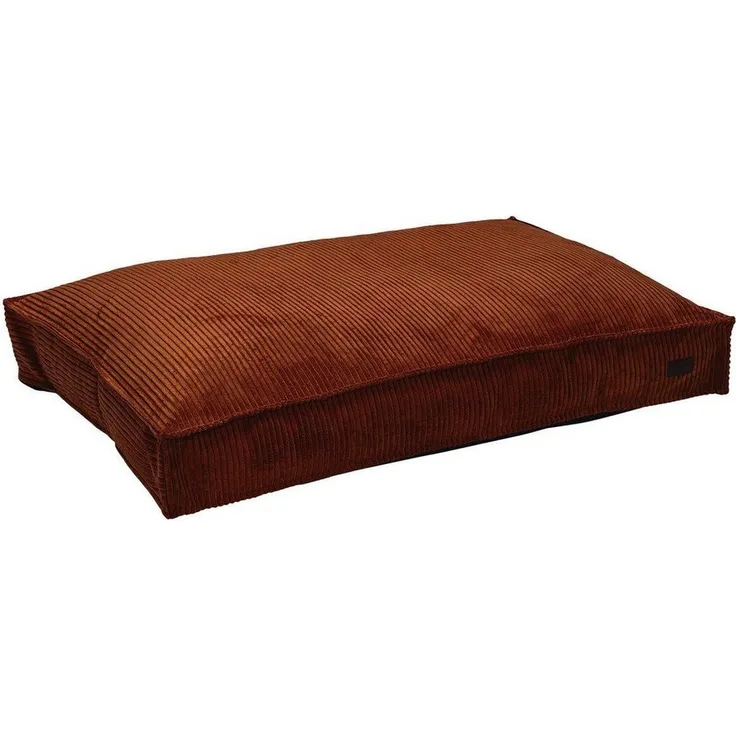 Designed By Lotte Hundekissen Ribbed terrakotta, Polyester, Flockenfüllung, abnehmbarer Bezug, rutschfester Boden