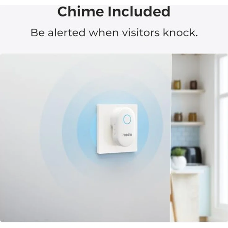 Reolink Smart Home Türklingel D340P, 5 MP Super HD mit 180° Sichtfeld und PoE-Setup, inklusive Chime und humanoid Erkennung – Bild 9