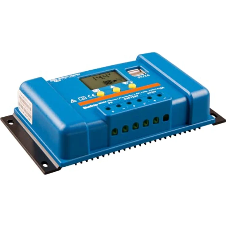 Victron Energy Blue-Solar PWM-LCD & USB, Solar-Laderegler mit LCD-Display, programmierbarem Ladealgorithmus und 2 x 5V USB-Ausgänge – Bild 2