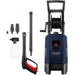 KRAFTRONIC Hochdruckreiniger KT-HD 135, 1800 W, max. 520 l/h, Aluminiumpumpe, Click&Clean System, inkl. 2 Düsen-Aufsätze und Reinigungsflasche