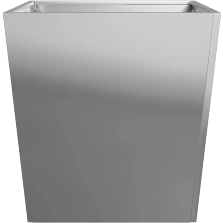 vidaXL Pflanzkübel 50x50x50 cm Verzinkter Stahl, Stabiles und langlebiges Pflanzgefäß für Garten, Balkon und Terrasse – Bild 5