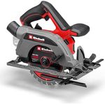 Einhell Akku-Handkreissäge TP-CS 18/165 Li BL - Solo, bürstenloser Motor, 165 mm Sägeblatt, elektrisch gebremst, inkl. LED-Licht, ohne Akku und Ladegerät