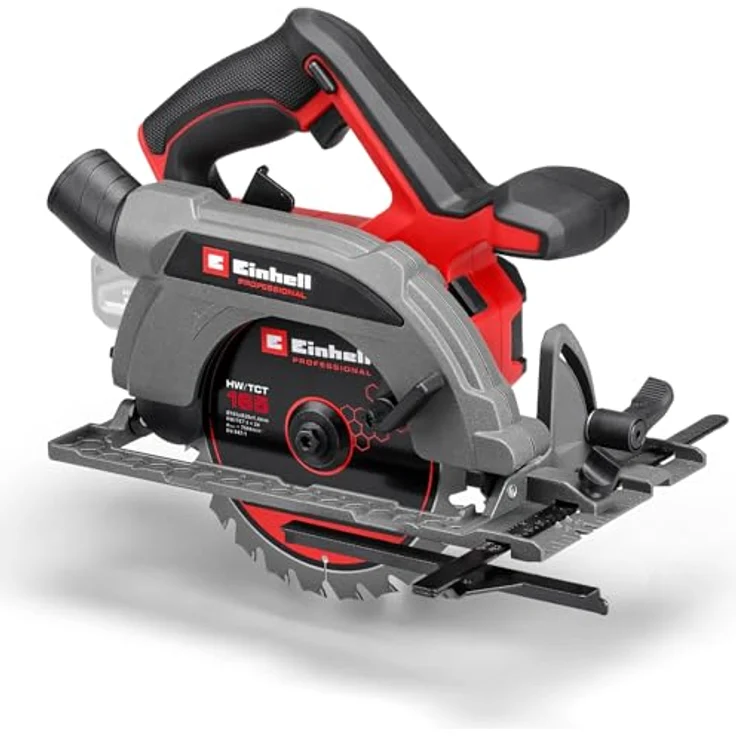 Einhell Akku-Handkreissäge TP-CS 18/165 Li BL - Solo, bürstenloser Motor, 165 mm Sägeblatt, elektrisch gebremst, inkl. LED-Licht, ohne Akku und Ladegerät – Bild 1