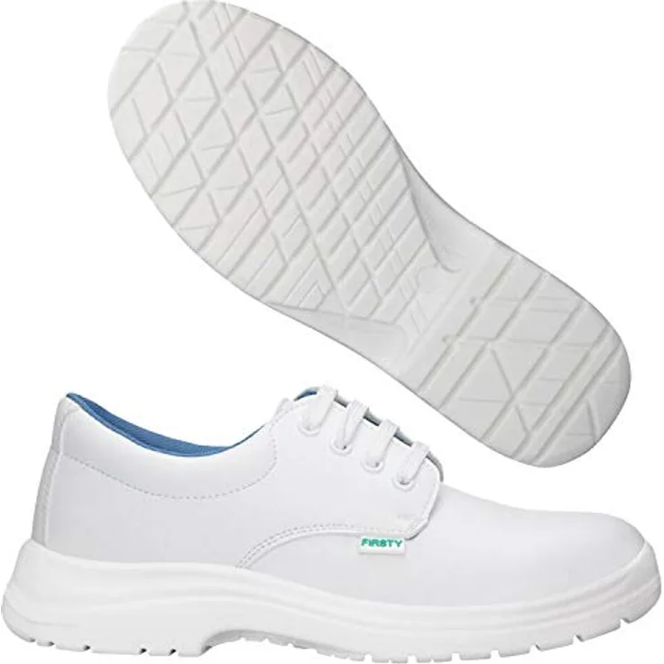 Ardon Safety Arbeitsschuhe FINN S2, Kochschuhe mit Schutzkappe für die Lebensmittelindustrie, weiß