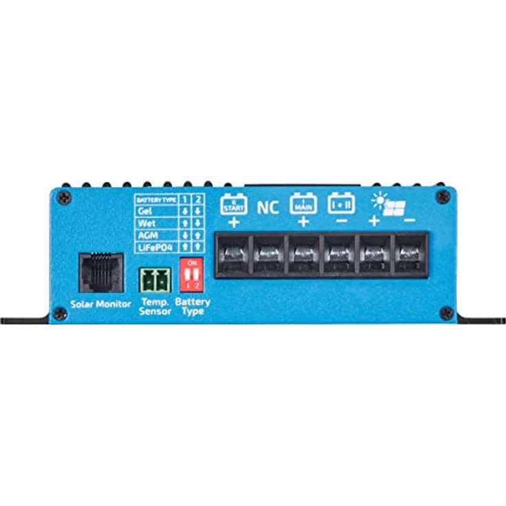 ECTIVE Dual Solar Laderegler - DSC 35,12V, für lifepo4 Battrerien, 500Wpm 50Vm 35A - MPPT Solarregler, Ladegerät Controller, Solarkonverter, Solar Panel Regulator - Effizient, sicher und universell, dualer Controller, kombinierbar (schwarz) – Bild 3