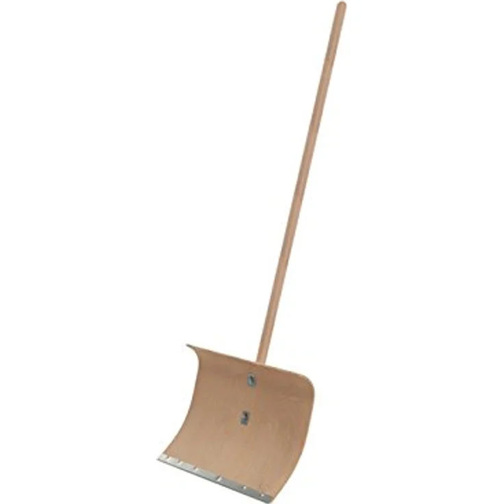 Triuso 10x Triuso, Schneeschaufel aus Holz mit 50 cm Breite und Stiel – Bild 2