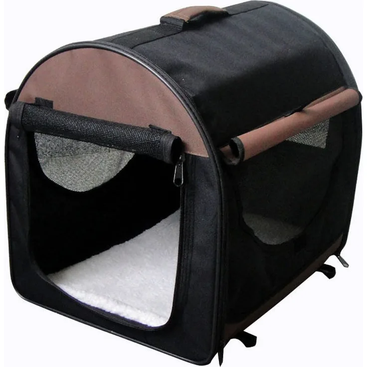 BruKa Tiertransportbox Rex Hundebox Hundetransportbox faltbar Autotransportbox Katzen Hunde, Nylon Tex 600, verschiedene Größen und Farben