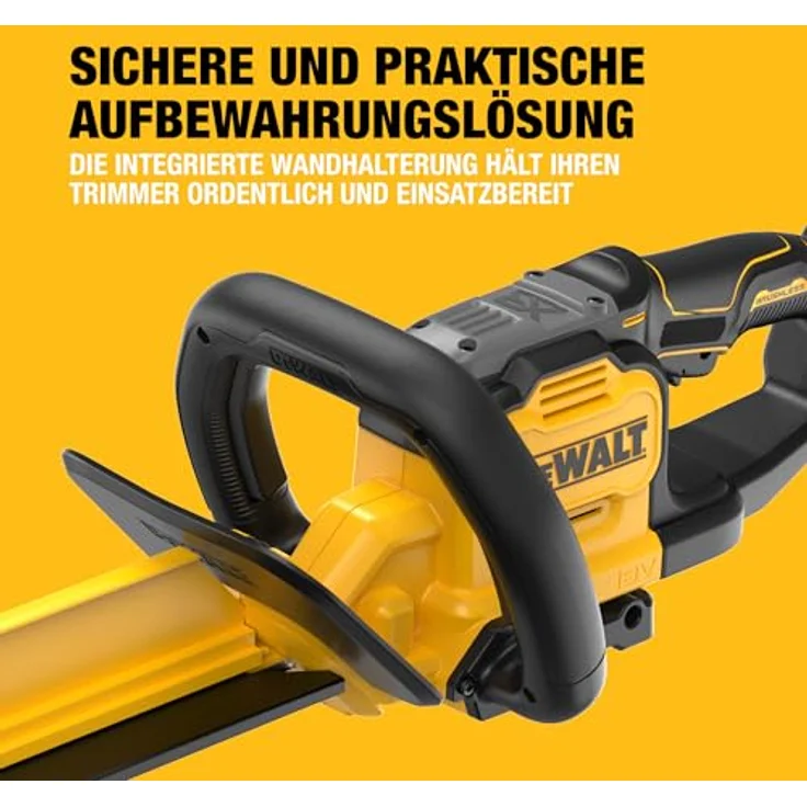 DEWALT DCMHT567N Akku-Heckenschere 60cm Dual-Action Schwert, 25 mm Schnittbreite, ergonomischer D-Handle Griff, bürstenloser Motor – Bild 7
