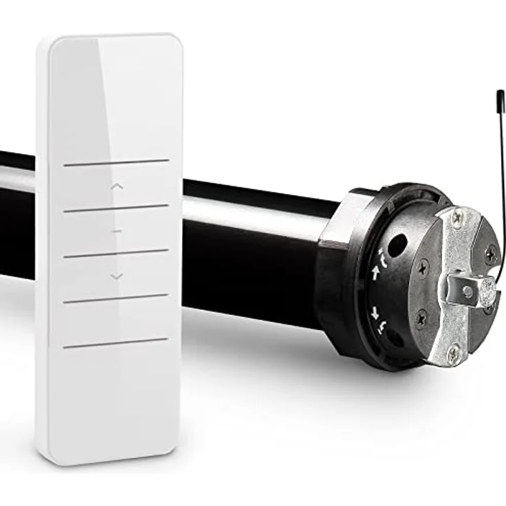 NOBILY Rolladen-Komplett-Set PR5 10Nm für 60mm Achtkantwelle, mechanischer Funk-Rolladenmotor mit mechanischer Endschaltereinstellung, Gesamtlänge bis 1,0 Meter – Bild 2