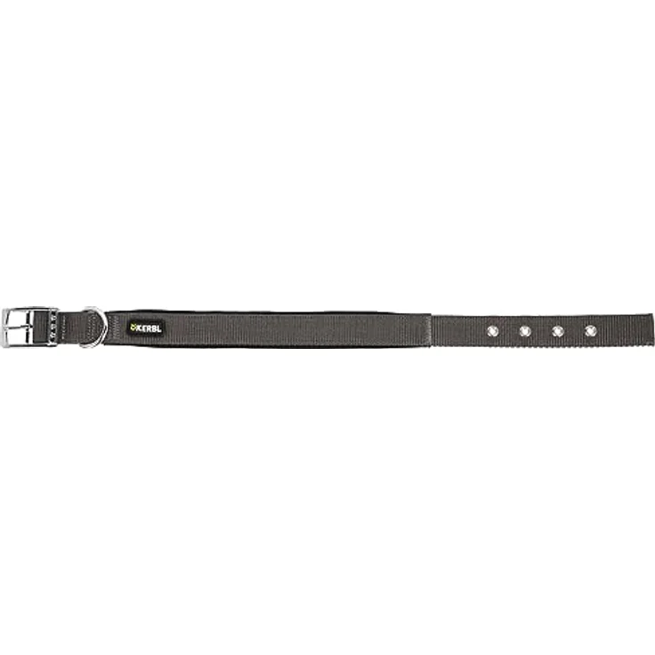 Kerbl Pet Miami Plus Nylonhalsband grau, 33-39cm/20mm – Bild 2