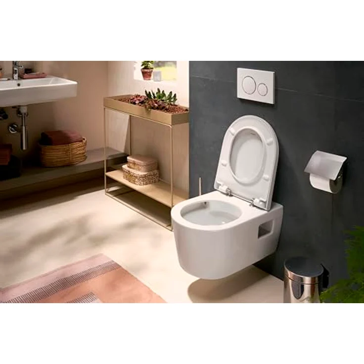 hansgrohe EluPura Original S Wand-WC, SmartClean, AquaChannel Flush, spülrandlos, 360x540mm, weiss – Bild 4