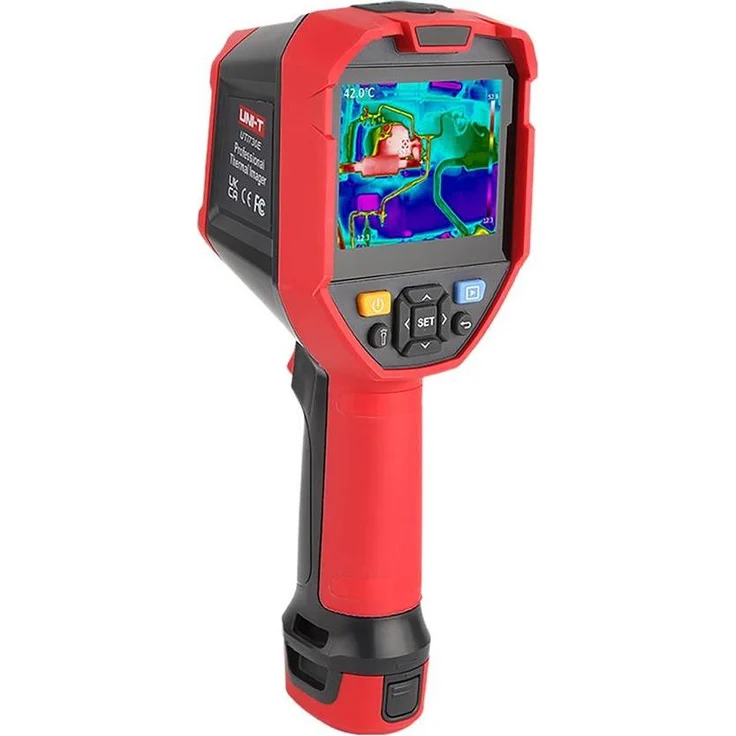 Uni-T UTi730E Wärmebildkamera, Temperaturmessbereich von -40 °C bis 400 °C, 640 x 480 Pixel Auflösung, IP54, integriertes Wi-Fi