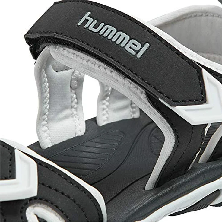 hummel Sandal Sport Jr, Unisex Sicherheitssandalen aus Kunstleder und Neopren, Schwarz, Größe 33 – Bild 6