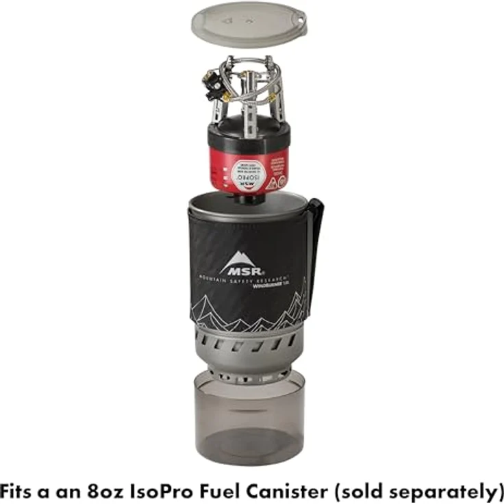 Msr WindBurner Duo, Gaskocher mit Strahlungsbrennertechnologie, 1,8-Liter-Topf für zwei Personen, winddicht und modular – Bild 3