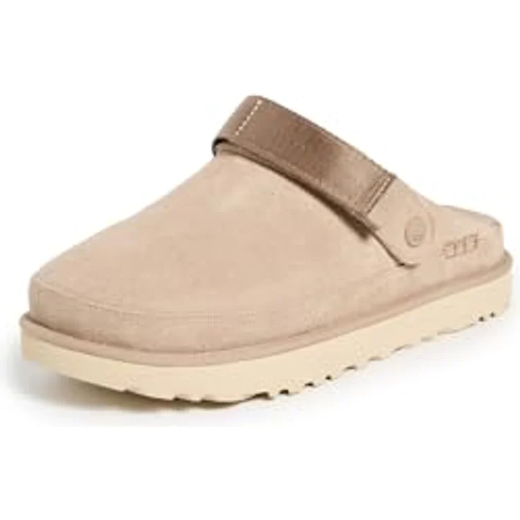 Ugg Goldenstar, Damen Sandalen, Sicherheitssandalen mit drehbarem Fersenriemen, Beige, Größe 37 – Bild 1
