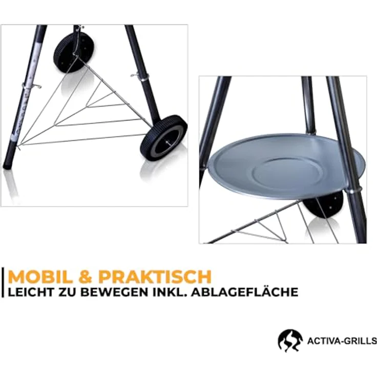 Activa Montenegro Holzkohlegrill (11000) – Bild 4