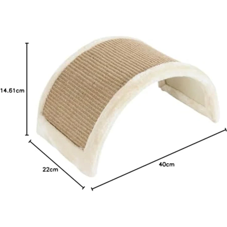Zolux Kratzbrett Brücke, Beige, zum Hinstellen - Hanf; Polyester - 504044BEI – Bild 3