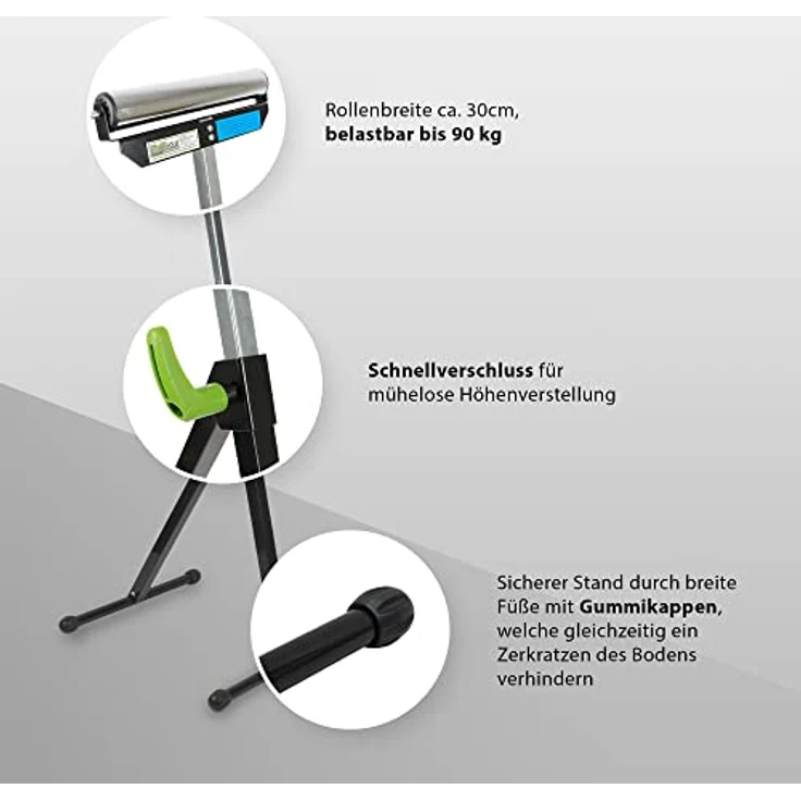 Rollenbock Rollbock Klappbock Unterstellbock Arbeitsbock Montagebock bis 90 kg – Bild 3