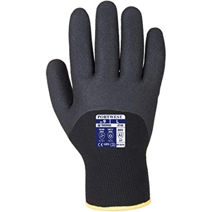 Portwest A146 Winterhandschuh, Arktis, L, Schwarz – Bild 4