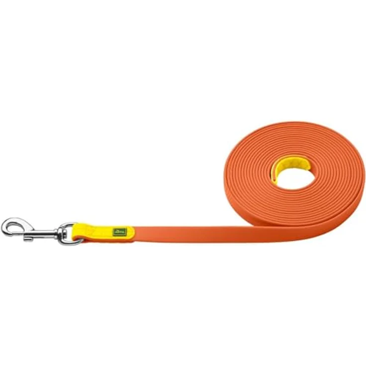 HUNTER Suchleine Convenience Neonorange 15/1200, unempfindlich und strapazierfähig – Bild 1