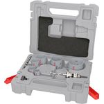 Bosch 15x PRO Multi Material Lochsäge-Set (für Weichholz, Trockenbauwand, Ø 20-76 mm, Professional Zubehör Bohrmaschine/Schrauber)