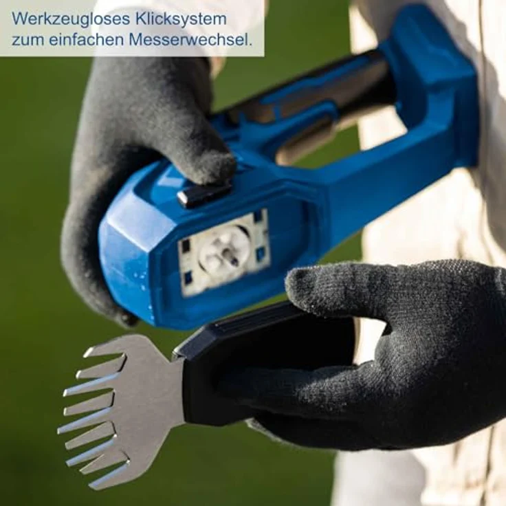 Scheppach C-HTGS200-X, Akku-Heckenschere 20V, kraftvoll und kabellos im Set – Bild 6