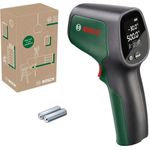 Bosch Home & Garden, Infrarotthermometer, UniversalTemp - Messbereich von -30 °C bis +500 °C, ergonomisches Design, Infrarot-Laser-Technologie, Hintergrundbeleuchtetes Display