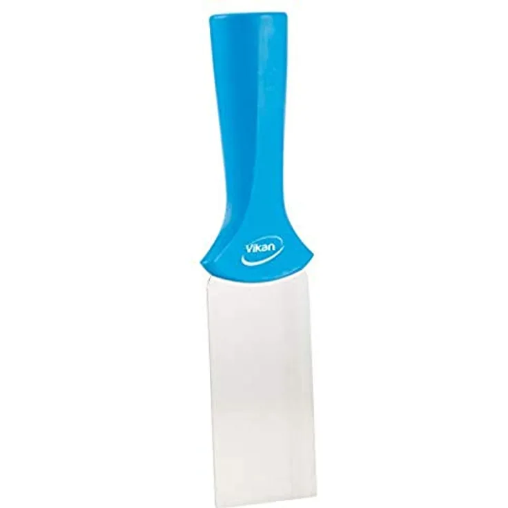 Vikan Roestvrijstalen Schraper, schmales Polypropylen-Modell mit Edelstahlblatt, ergonomisches Design, FDA-konform, 205 x 50 mm
