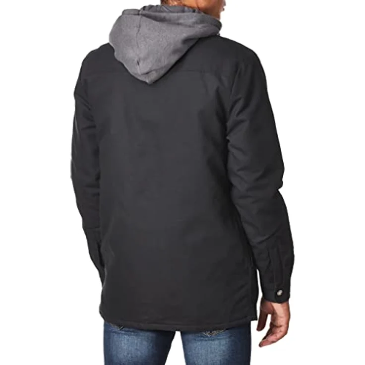 Dickies Duck Shirt JKT, Arbeitsjacke mit FLEX-Technologie, Brusttasche und Fleece-gefütterten Taschen, schwarz – Bild 3