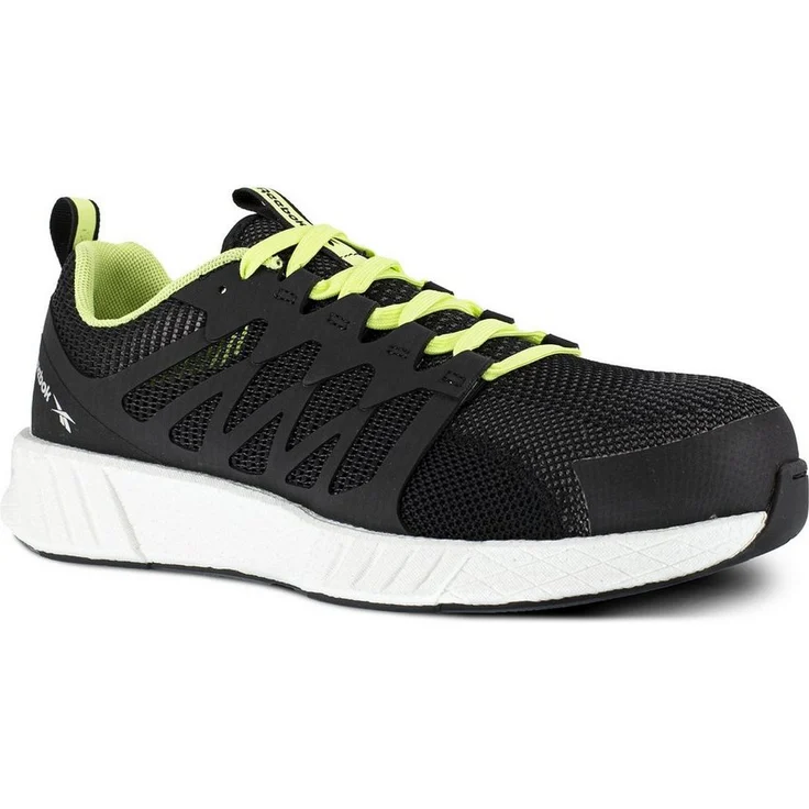 Reebok Fusion Flexweave Safety Sicherheitsschuh, DGUV 112-191 zertifiziert, extrabreiter Zehenbereich, metallfrei, grau – Bild 1