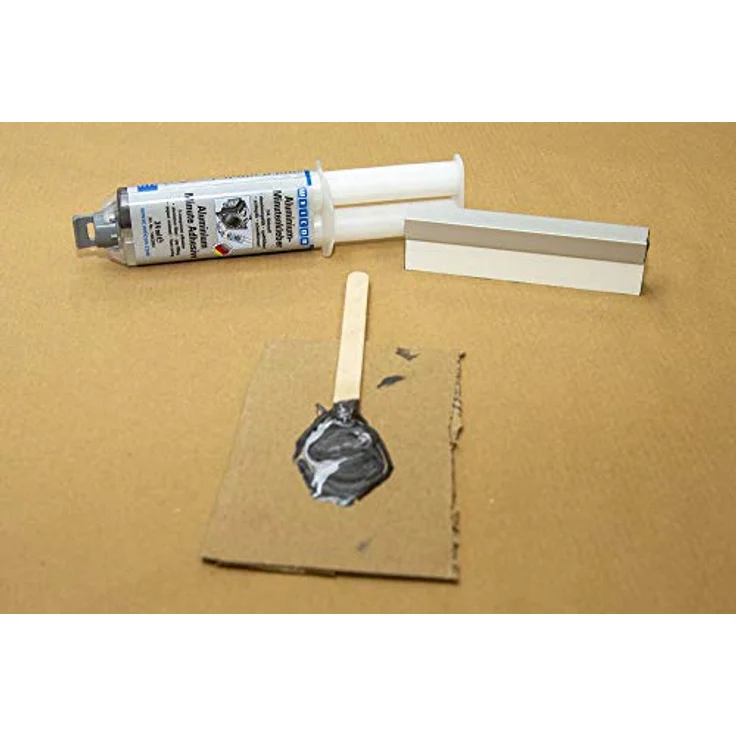 WEICON Aluminium-Minutenkleber, 24 ml, zweikomponentiger Epoxidharzkleber zum Reparieren von Rissen und Löchern in Aluminium und Leichtmetallen – Bild 6
