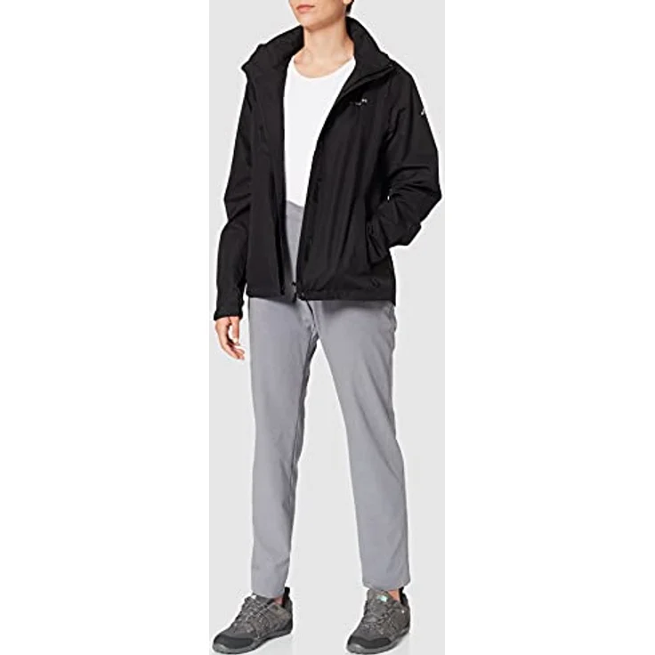 "VAUDE Women's Escape Bike Light Jacket, Damen Anorak, wasserdicht, winddicht, atmungsaktiv, grau" – Bild 2