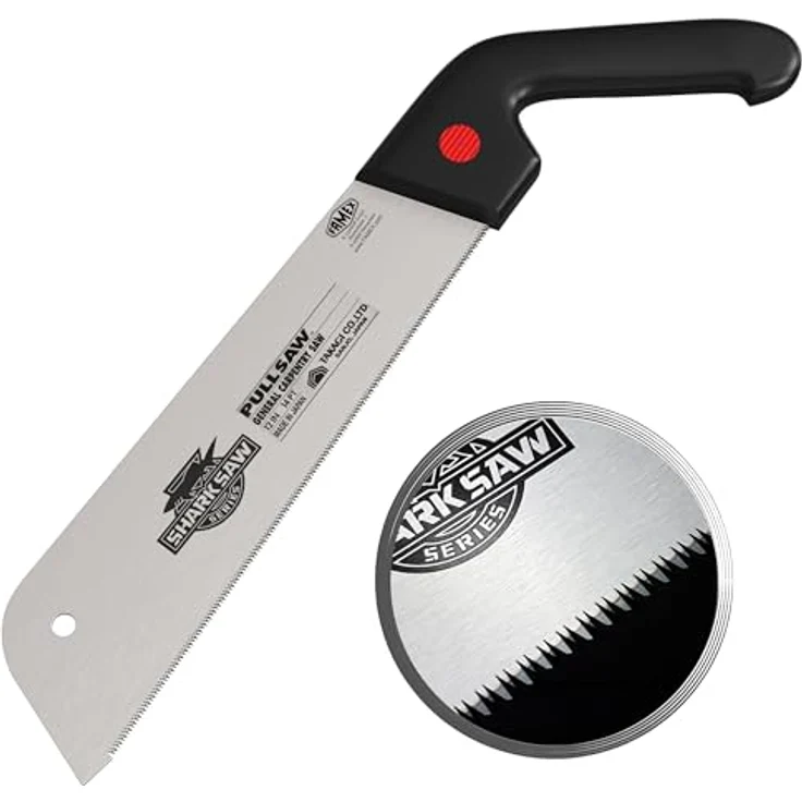 FAMEX Japansäge 5505 Profi Handsäge 300mm, Zugsäge aus Karbonstahl mit 14 TPI Zahnung, Made in Japan – Bild 1