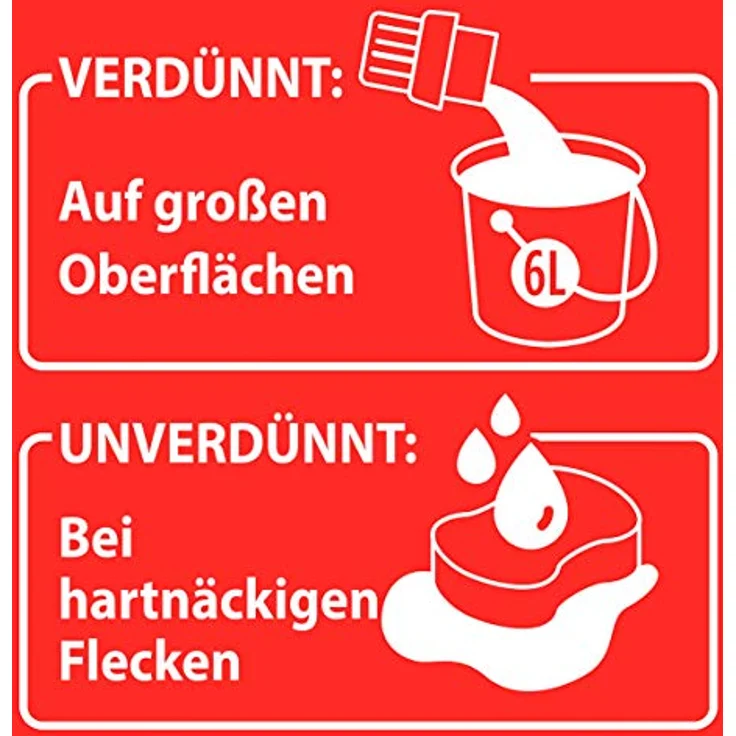 Ajax Frischeduft Allzweckreiniger, 6er Pack (6 x 1 l) – Bild 4
