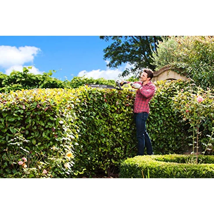 Ryobi Heckenschere 18V, Länge 50 cm, Kabelbetrieb, mit Akku 2,5 Ah und Ladegerät RHT1850H25HS – Bild 2