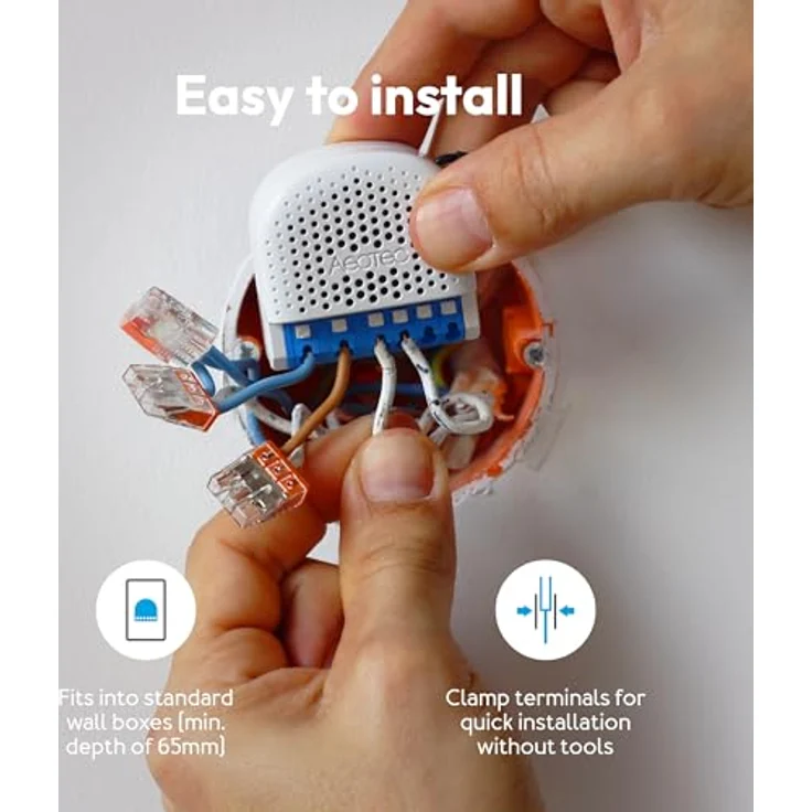 Aeotec Pico Shutter, Smarte Rollladensteuerung für Raffstores und Garagentore, Zigbee, Szenensteuerung, Repeater Funktion – Bild 3