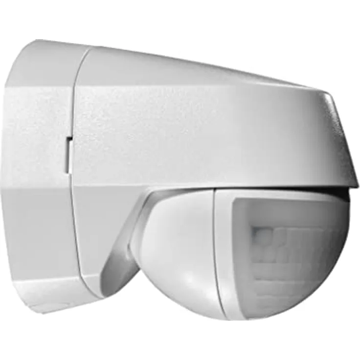 GRÄSSLIN talis 180 A, Passiv-Infrarot Bewegungsmelder für Wandmontage, 180° Erfassungsbereich, IP55, max. 1000W Halogen/200W LED, drehbar und neigbar
