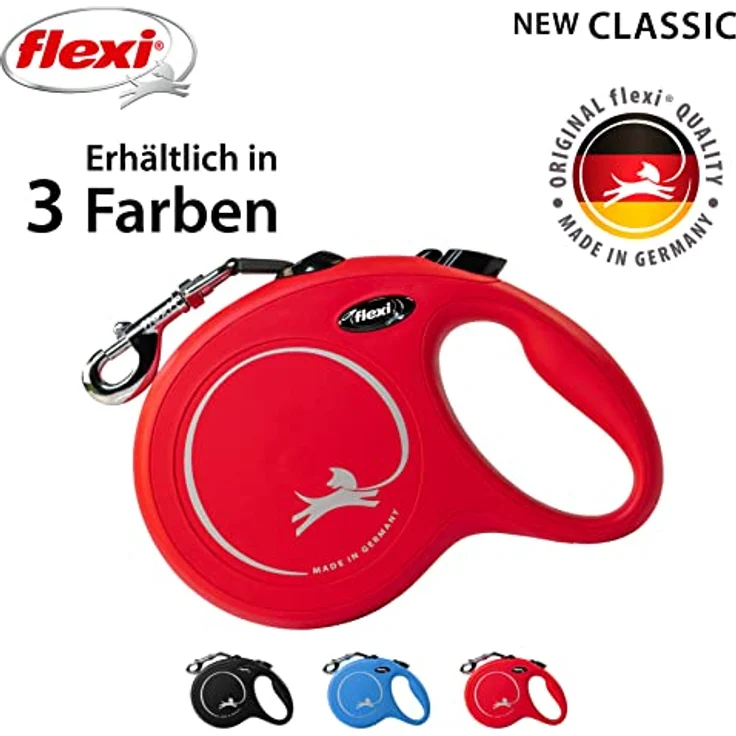Flexi NEW CLASSIC L rot GURT 5 m – Bild 5
