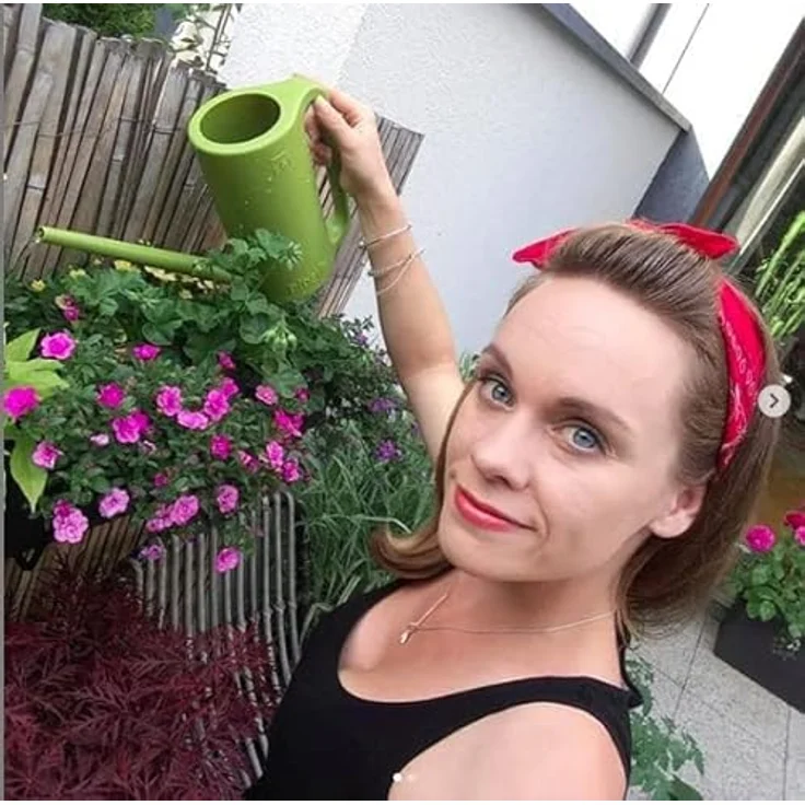 Plastia - Gießkanne Medusa für Zimmer Pflanzen Design klein für Drinnen Kunststoff 1,8 L anthrazit – Bild 7