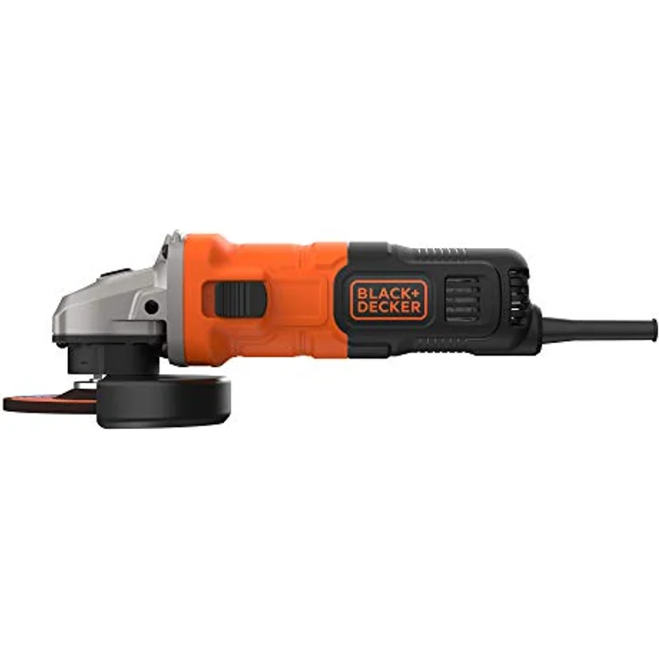 Black plus Decker BEG010-QS BEG010 Winkelschleifer 710 W, 115 mm Scheibendurchmesser, Nullspannungsschalter, Sanftanlauf, rutschfester Gehäusegriff zum Schleifen, Trennen, Entrosten 115 mm Netz – Bild 4