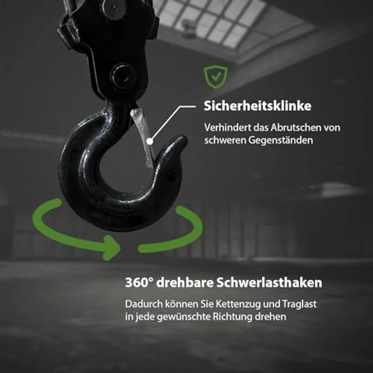 TrutzHolm Profi Kettenzug Kettenzug 3000kg 3t 3m Rund HSZ – Bild 6