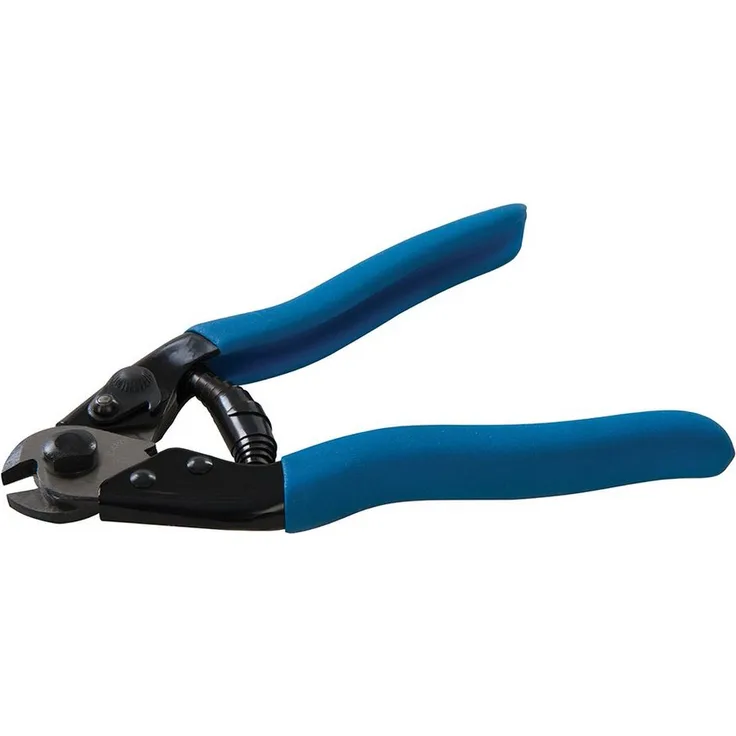 Silverline Seitenschneider Drahtseilschere 152 mm, Federbelastet mit Sicherheitssperre und polierter Oberfläche, PVC-Griffe - Silber