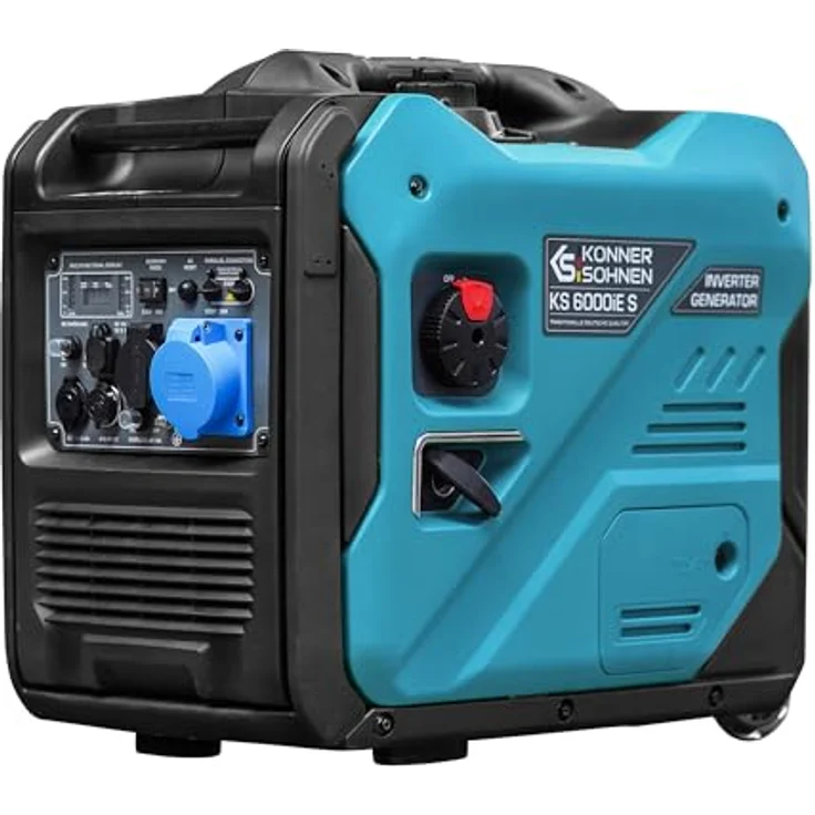 Könner & Söhnen KS 6000iE S Inverter Stromerzeuger Generator NotStromaggregat 5500 Watt, mit LED-Anzeige 6-in-1, ECO-Modu – Bild 2