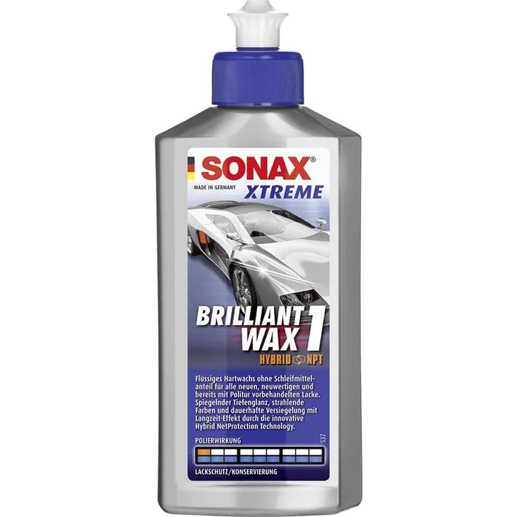 Sonax XTREME Brilliant Wax 1 Hybrid NPT Politur Schutz Pflege Auto PKW 250 ml
