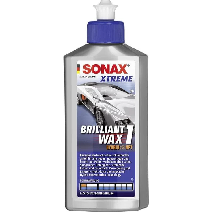 Sonax XTREME Brilliant Wax 1 Hybrid NPT Politur Schutz Pflege Auto PKW 250 ml – Bild 1