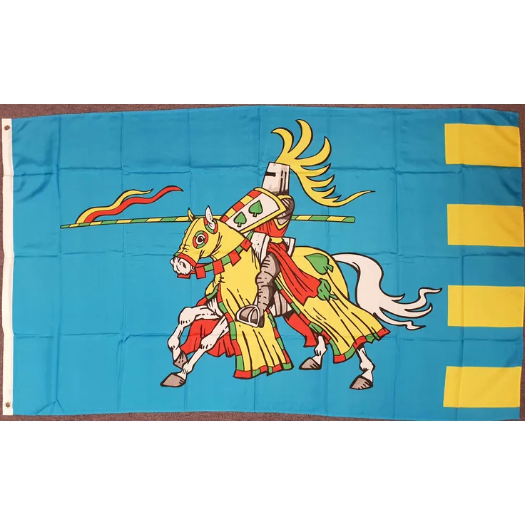 Flagge Ritter 80 g/m² ca. 90 x 150 cm