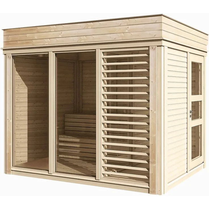Wolff Finnhaus Sauna Paradiso 3x2 (1-Raum) 329x229 cm