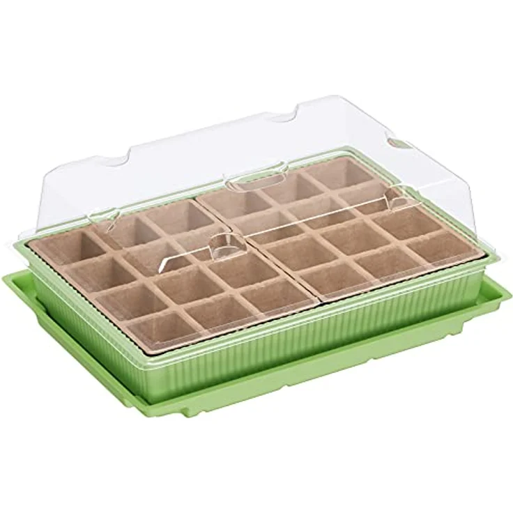 8 x WELLGRO Mini Gewächshaus für 192 Pflanzen - ca. 27 x 19 x 10 cm je Zimmergewächshaus – Bild 5